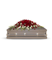 Garden of Grandeur Casket Spray from Westbury Floral Designs in Westbury, NY